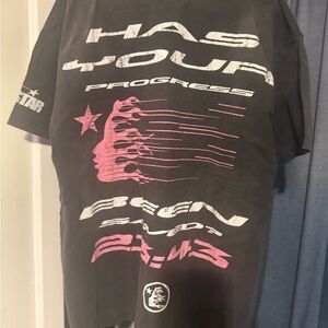 Star Black and Pink Graphic Tee